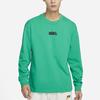 Nike Sportswear Embroidered Cotton Long Sleeve T-Shirt Men Tops Green FN0253-324