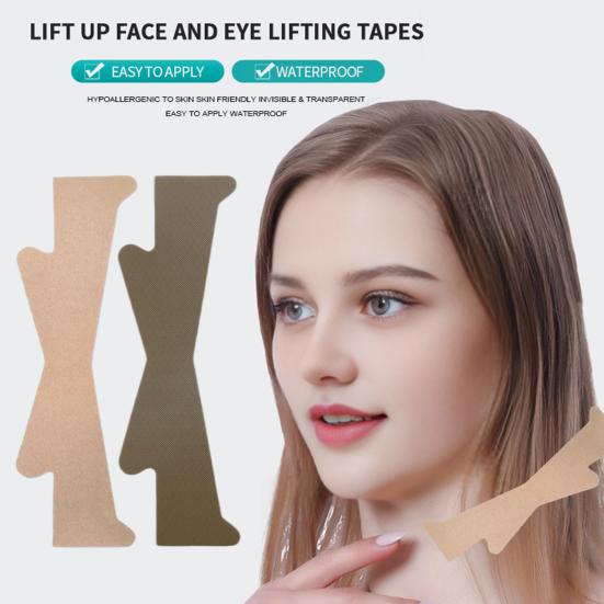 5/20Pcs Neck Lifting Tape Breathable Smoothing Neck Wrinkle Tape Women Anti-Wrinkle Neck Firming Patch Invisible High Elastic Sagging Skin Neck Strip