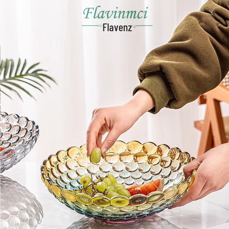 Nordic Style Crystal Glass Fruit Plate