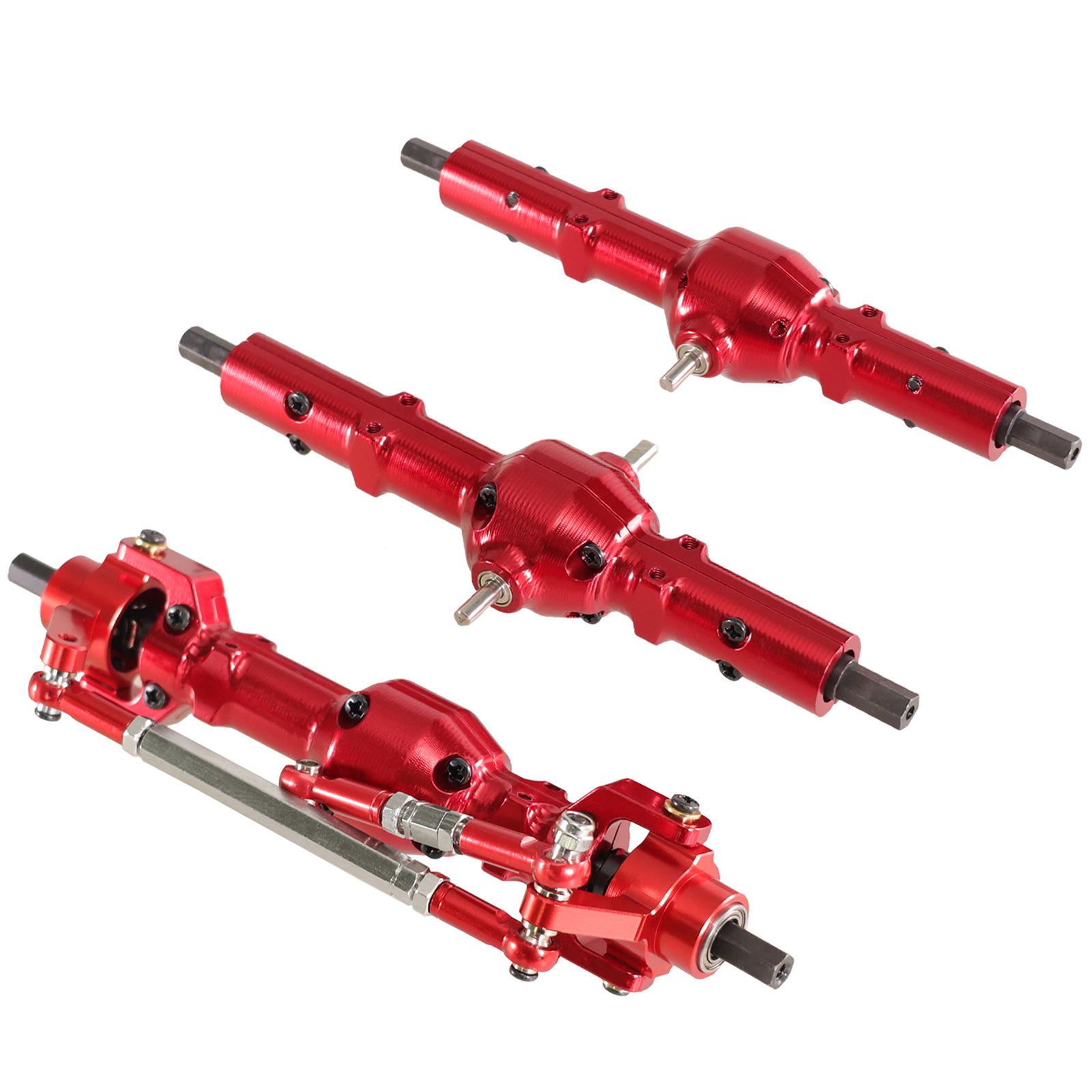 

JJRC Six-Wheel RC Car Metal Axle Upgrade Kit (Front, Middle, Rear) срібний