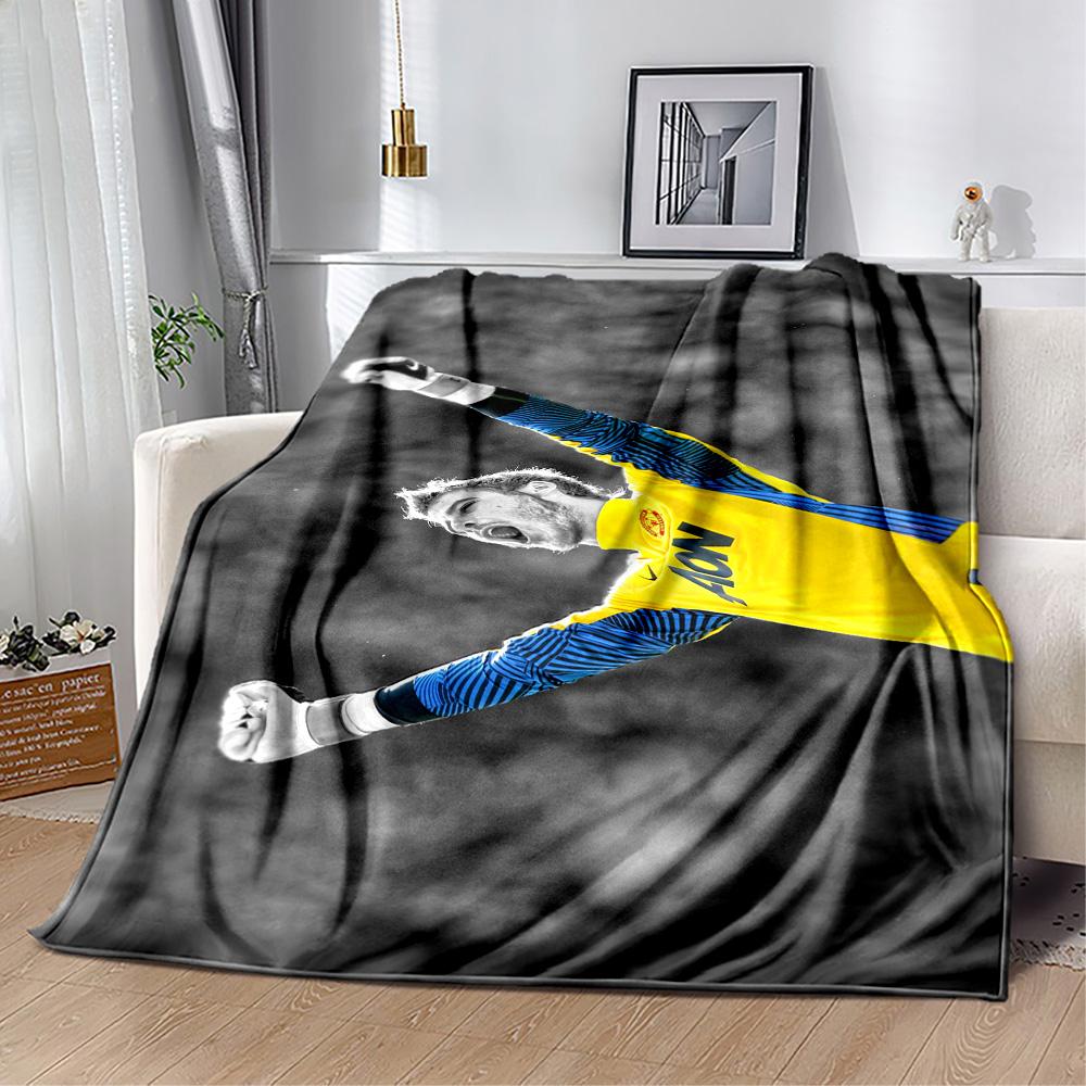 Goalkeeper Green Jersey Blanket Soft Warm Cozy Suitable for Chair Office Livingroom for All Occasions Modern Suitable for Gifting Relatives and Friend