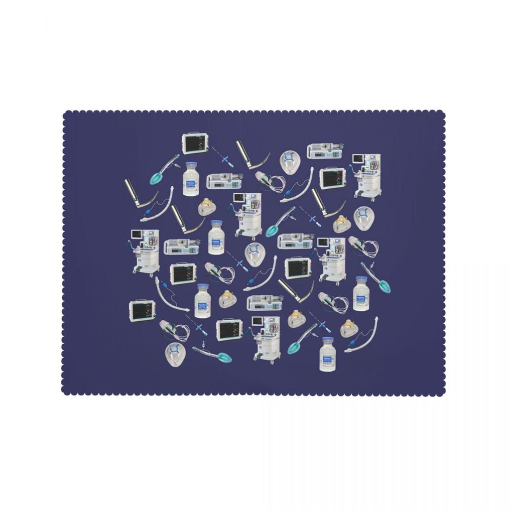 Tools Of The Trade SPACE BLUE Anesthesia Rectangular Tablecloth Oilproof Table Cover for Festival Party Decorations Table Cloth