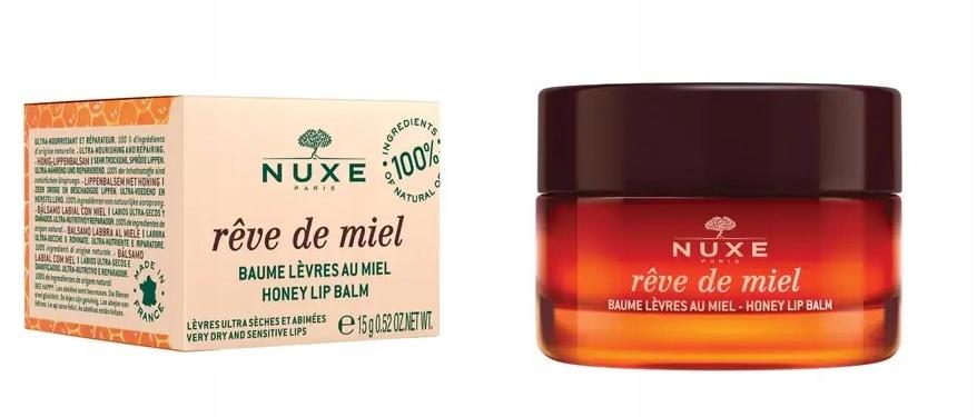 Nuxe rêve de miel lip balm balsam do ust miodowy 15 ml