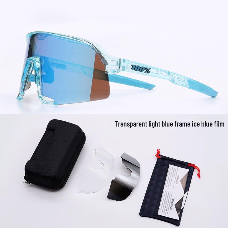 

Велосипедні окуляри S3: Сонцезахисні окуляри для шосейного велосипеда UV400 Anti-UV з 3 змінними лінзами.