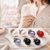 DIY Cardigan Buckle Adjustable Button Brooches Imitation Pearl Brooch  Clothing Dress Coat Sweater