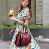 Large Capacity Handbag for Women Soft Leather Shoulder Width Crossbody Bag Retro Bucket Bag Handbag 2026 New Casual Shoulder Bag