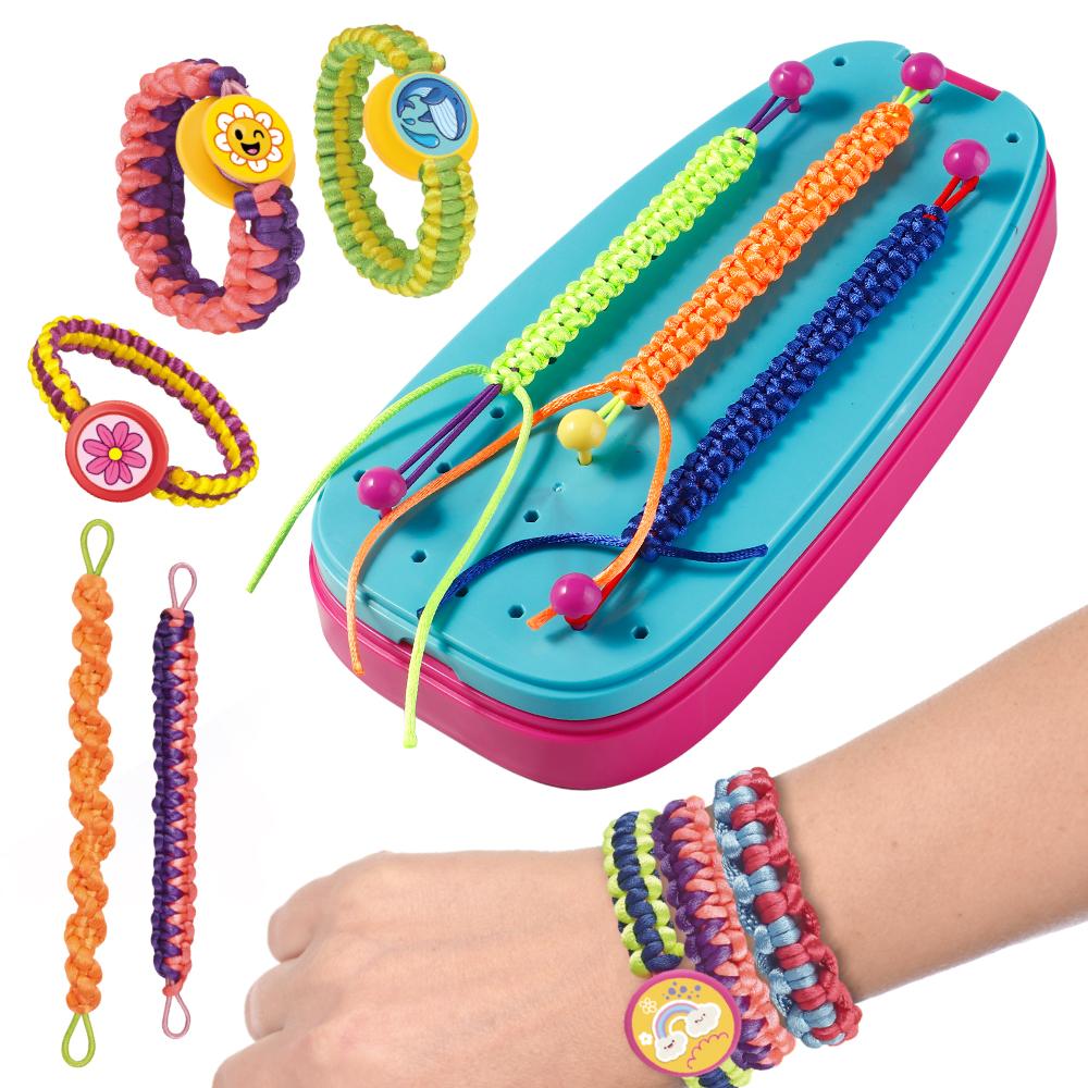 Gift for Girls: Friendship Bracelet Making Kit Toy Best Birthday Gift Top Trending DIY Jewelry Bracelet Stringing Machine