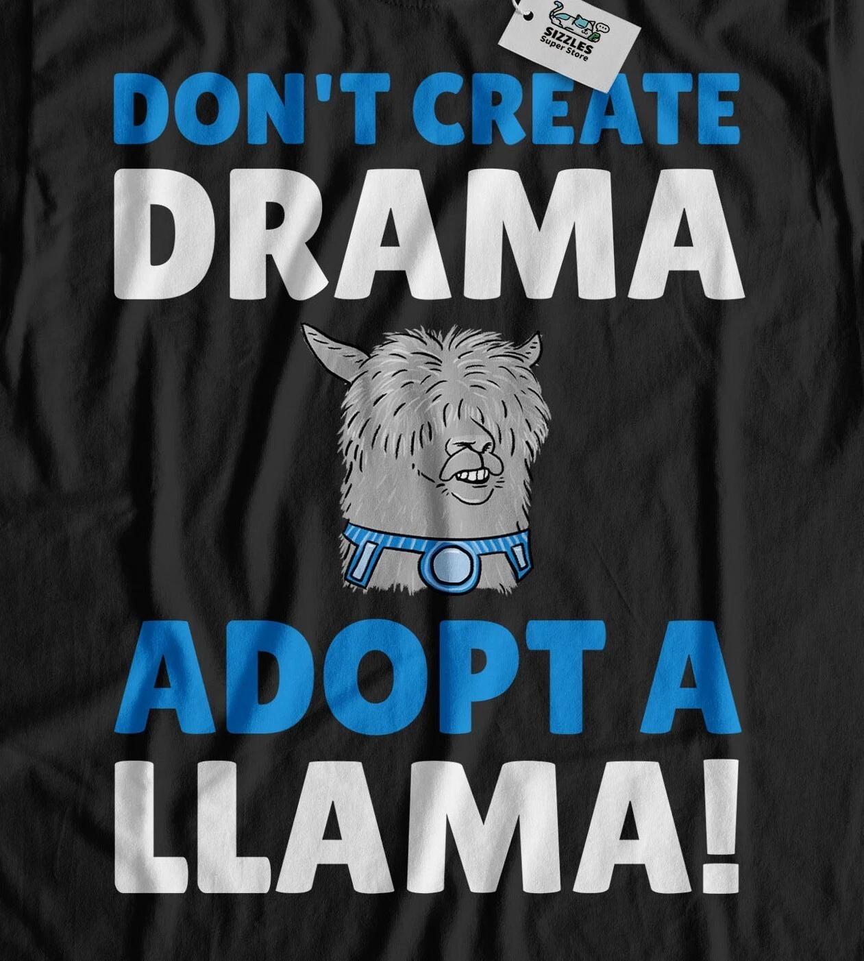 Sponsor A Llama! Unisex Funny Sloth T-Shirt Llama Conservation Awareness Gifts S