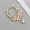 Flower Women Hair Claw Hair Bun Fixed Clip Korean Style Ponytail Buckle Butterfly Pearl Hair Clip