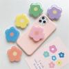 Cute Flower Folding Expandable Mobile Phone Grip Holder Socket Pocket Support for IPones 15 Finger Ring Griptok Expanding Stand