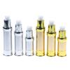 10Ml15Ml20Ml Gold/Silver Empty Refillable Airless Vacuum Pump Cream Lotion And Spray Portable Bottle Sample Packing Dispenser