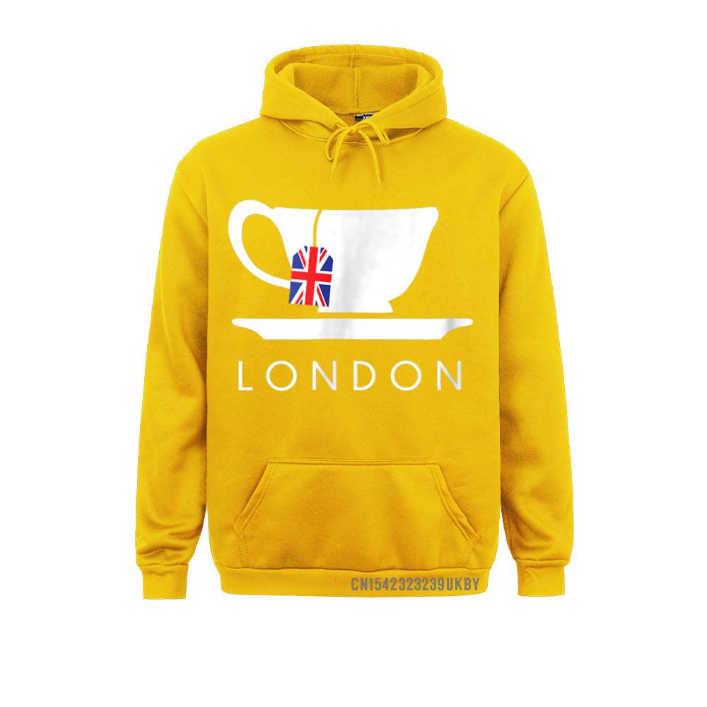 London UK Tea Harajuku Cool British Teacup Gift Sweatshirts April FOOL DAY Normal Hoodies Long Sleeve New Design Clothes Unisex's