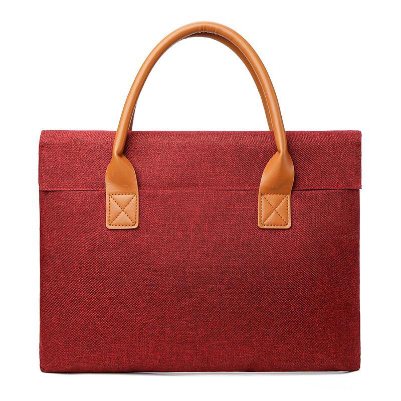 15.6-Inch Business Laptop Bag with Logo - Briefcase & Handbag Combo