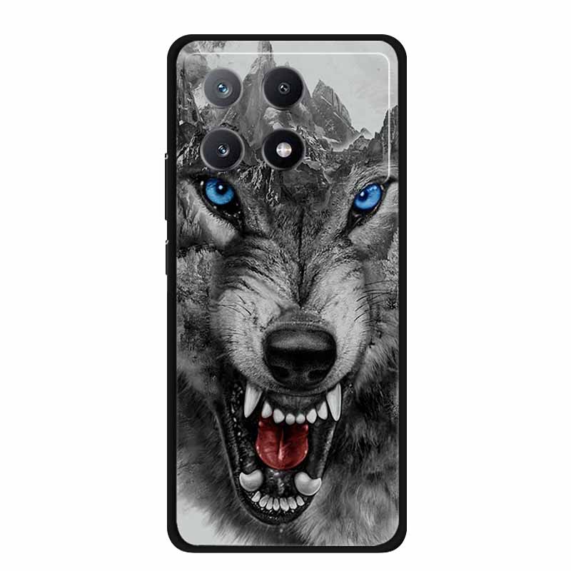 For Xiaomi Poco F8 Pro Case PocoF8 Pro TPU Cover Soft Silicone Funda Phone Case For Poco F8 Pro Case Lion Wolf Shockproof Coque