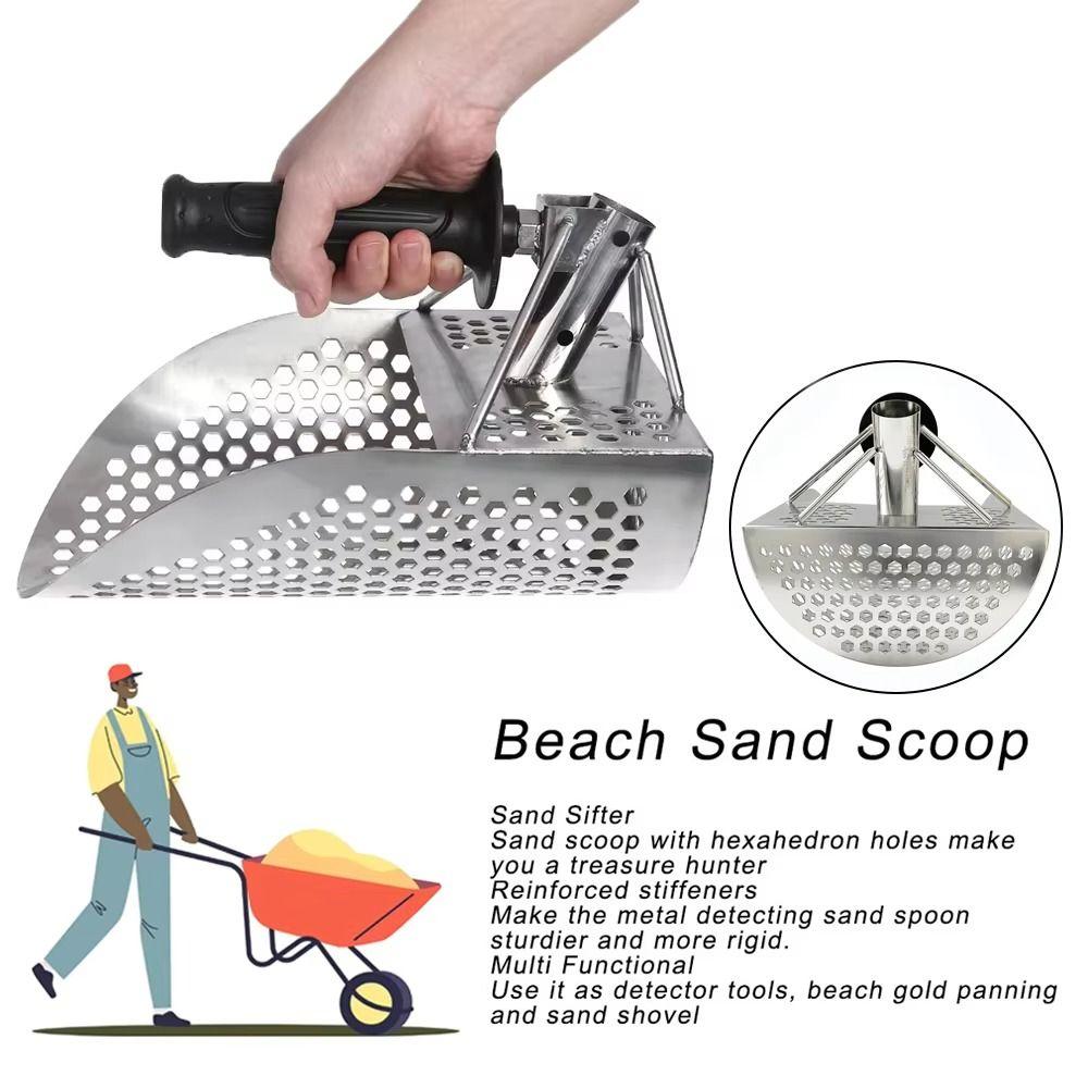 Handle Fast Sifting Metal Detector Metal Detecting Metal Detector Beach Sand Scoop Underwater