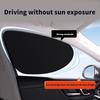 Universal Electrostatic Car Window Shade Heat Reducing Panel Easy Remove Design For Home Office Vehicle Use