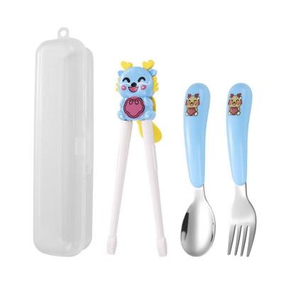 ZISIZ Stainless Steel Kids Portable Cutlery Set