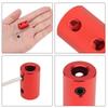 2pcs Aluminum Coupling Bore:3/4/5/6/6.35/7/8/10mm Shaft Coupler Motor Connector for 3D Printers Parts Stepper Motor Accessories