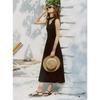 ELLE French Style Sleeveless A-Line Knit Dress