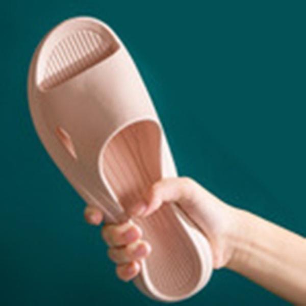 Fashion Super Soft Couple Home Slippers Indoor Non-Slip Sandals Anti-Slip Thick Sole Summer Bathroom Shower Slippers For Women Men(The Size Is Small)