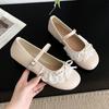 Fashion 2025 Autumn Lace Women Mary Jane Shoes Fashion Shallow Round Toe Lolita Shoes Ladies Elegant Outdoor Single Shoes Women Loafers