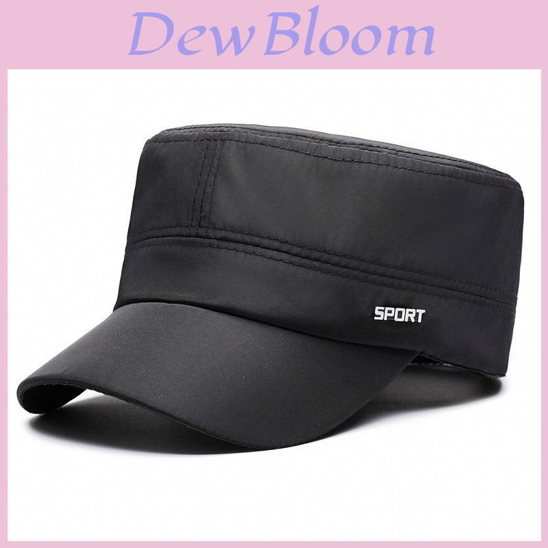 Polyester Outdoor Sun Hat With Solid Color And Letter Print Design For Summer Travel And Sports