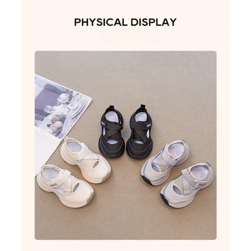 New Summer Kids' Sports Sandals - Functional Soft Sole Closed-Toe Shoes for Big Girls & Boys