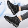 Fashion Winter Men's Boots Fashion Lace-up Platform Sneakers For Men Outdoor Thick-soled Non-slip Unisex Cotton Shoes Women's Snow Boots
