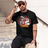 2026 Neues Modell Anime Samurai Pizza Katzen Mann Halloween Sportbekleidung Unisex Großartig Baumwolle Herrenhemd Sweatshirt bequem Rundhals N