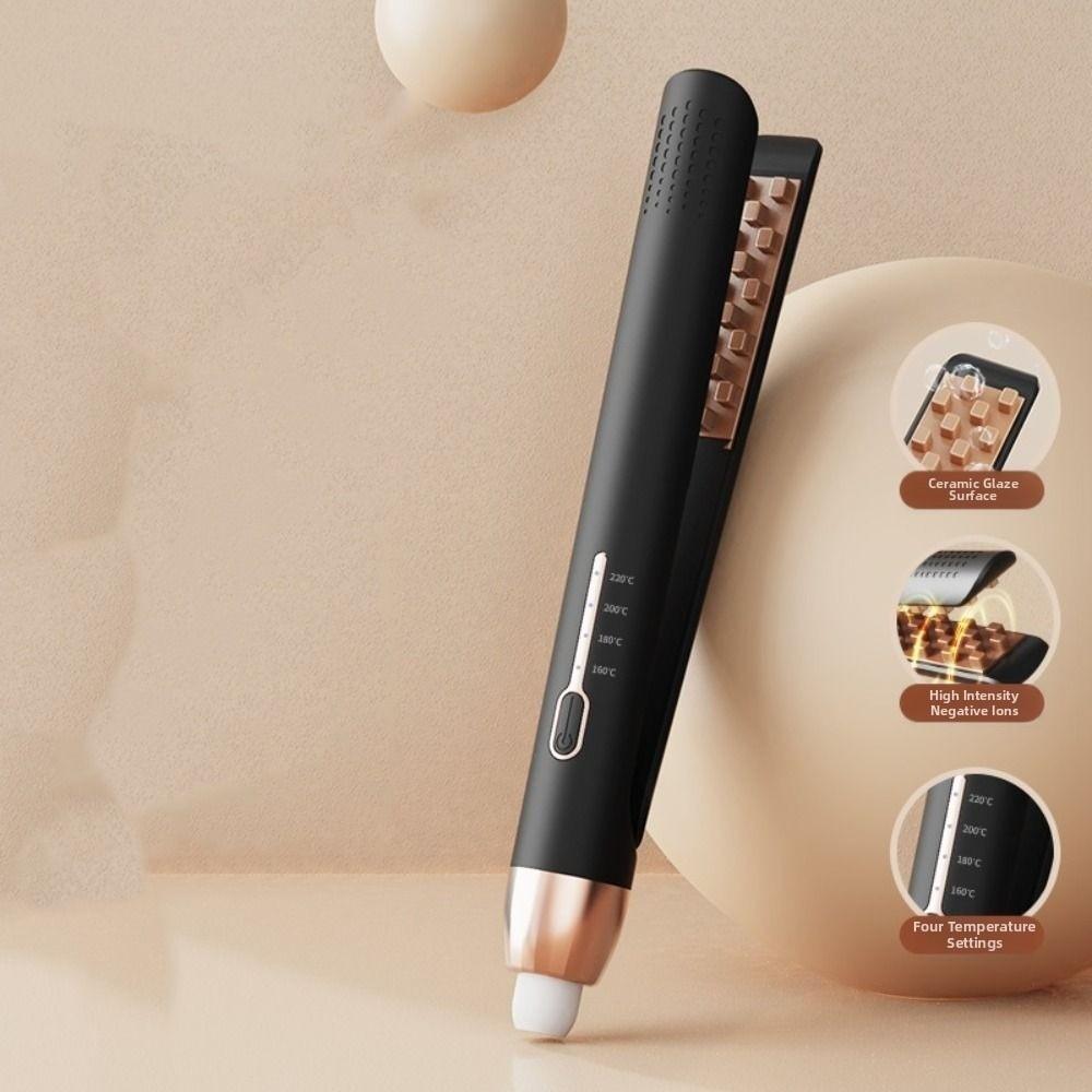 Negative Ion Hair Straightener Quick Heating Curling Iron Corn Hair Flat Iron Salon