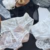 Ladies Summer Court Style Small Male Main Mesh Lace Up Mid Waist Triangle Briefs