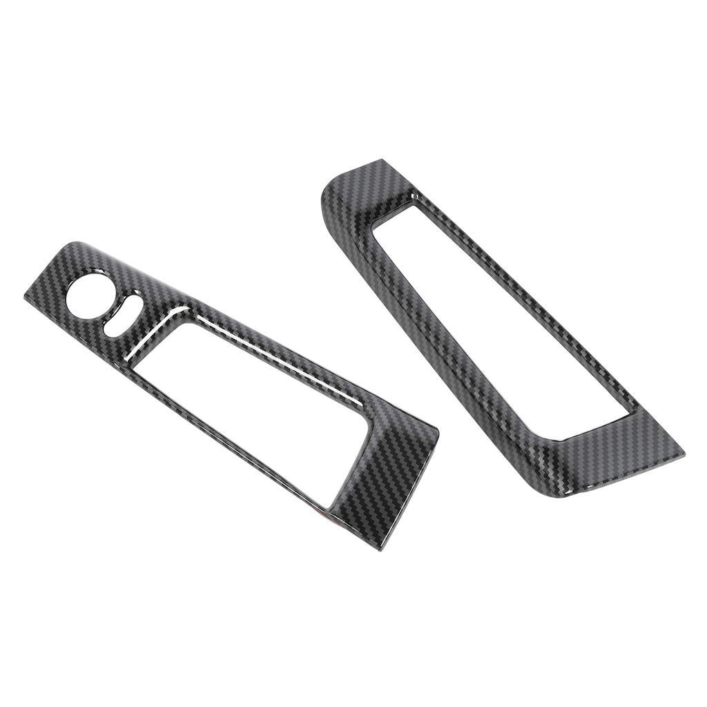 Interior Door Storage Organizer Cover Trims Inner Door Storage Box Frame Trim For Abarth 595 LHD 2007‑2024 Carbon Fiber