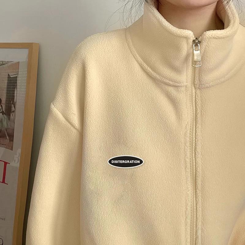 

Women s Lambswool Thick Coat: Fleece Windbreaker for Spring to Winter, 2025 Collection. Extra Large