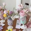 Ins Flower Vase Tulip Pen Holder Pencil Box Makeup Brush Storage Box Photography Props Aesthetic Vase Wedding Decoration