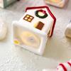 Ceramic Christmas cottages Houses With Battery Power Supply Safe Indoor and Outdoor Decoration For Seasonal Enthusiasts