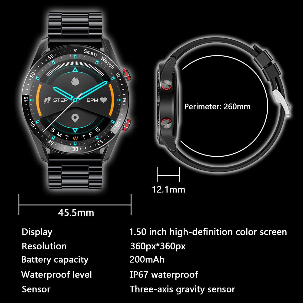 2025 New ECG+PPG Bluetooth Call Smart Watch Men Health Heart Rate Blood Pressure Fitness Sports Watches Man Sports Waterproof Smartwatch
