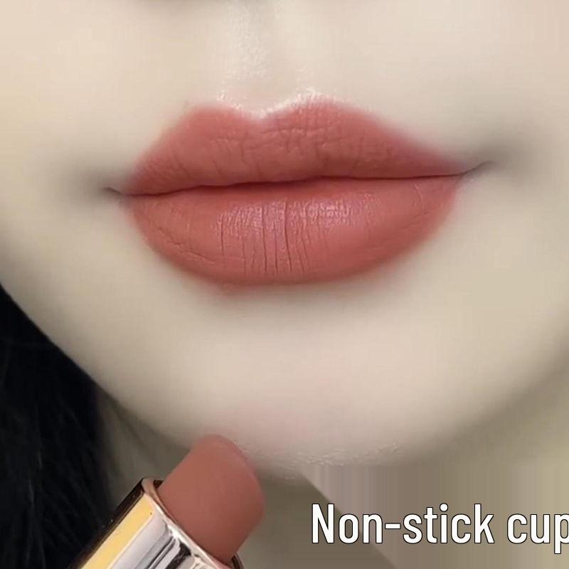 GOVO Long-lasting Matte Nude Lipstick - Non-stick & Non-fading with Moisturizing Bean Paste Shade.