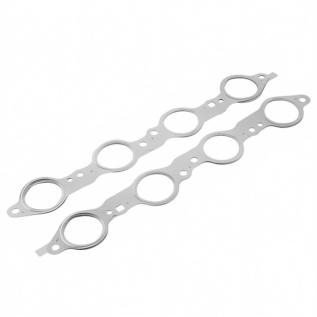 LS MLS Exhaust Manifold Header Gasket Pair W/Bolts for Chevy GMC 4.8 5.3 6.0L 1998-2016 551696, 12617944