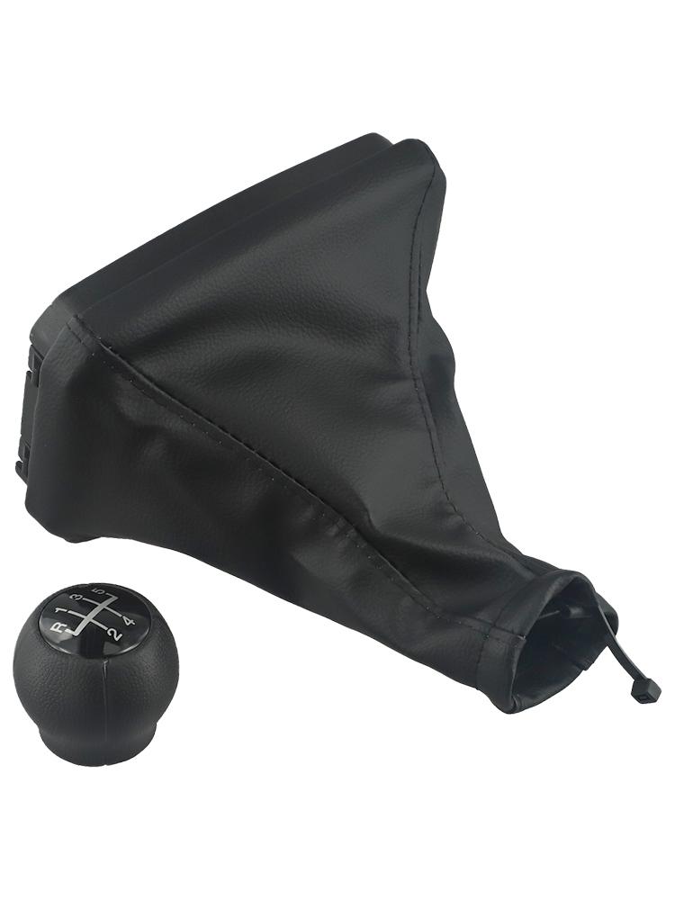 5-speed Gear Knob Gear Gaiter Knob Gear Shift Gaiter For Opel Meriva A 2003-2010 Parts Accessories Black