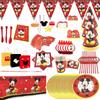 Cartoon Theme Mouse Party Supplies Decoration Red Birthday Party Decor