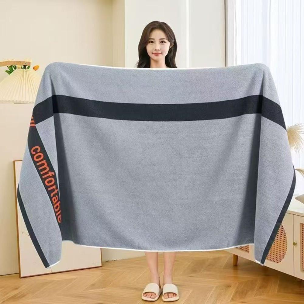 New 70x140cm Bath Towel Soft Jacquard Oversized Towel Absorbent Home Towel Home Daily Use