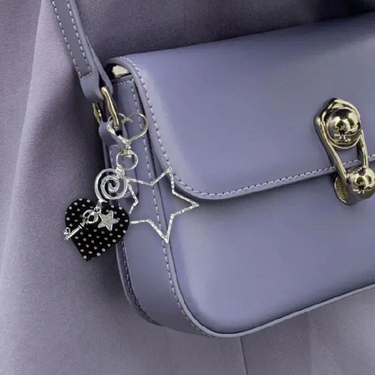 Trendy Dot Star Music Note Keychain For Bag Accessories