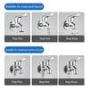 Faucet Hose Tap Water Adapter Washing Machine Faucet Anti Drop Water Stop Nozzle Water Tap Adapter Replacement Accessories