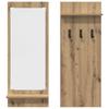 Wall Mounted Nightstand Artisan Oak 70 X 10 X 90 Cm