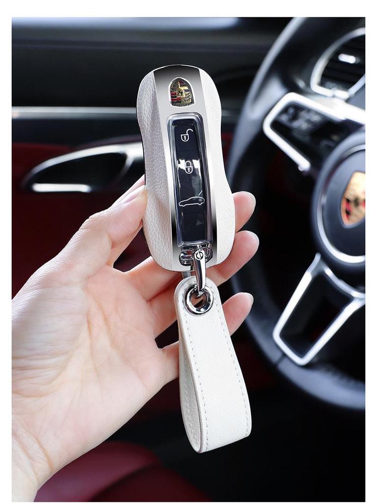 Premium Key Cover for 2024 Porsche Cayenne, Panamera, 911, 918 Model