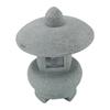 Pagoda Lantern Statue Sandstone Chinese Building Ornament Miniature Pagoda Model for Fish   Landscape