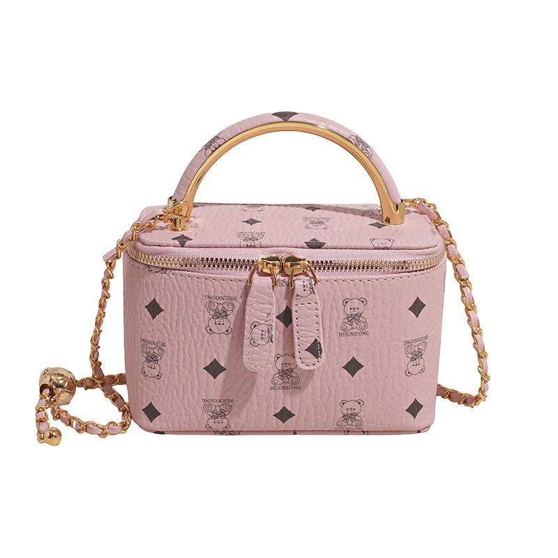 Nouă modă retro portabilă geantă pătrată mică geantă de umăr casual versatilă geantă messenger geantă cutie mică de prințesă