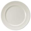 Royal Court Plate, 23cm, White, Simple Meat Rim, Microwaveable, Dishwasher Safe, Made In Japan, 9265-1673