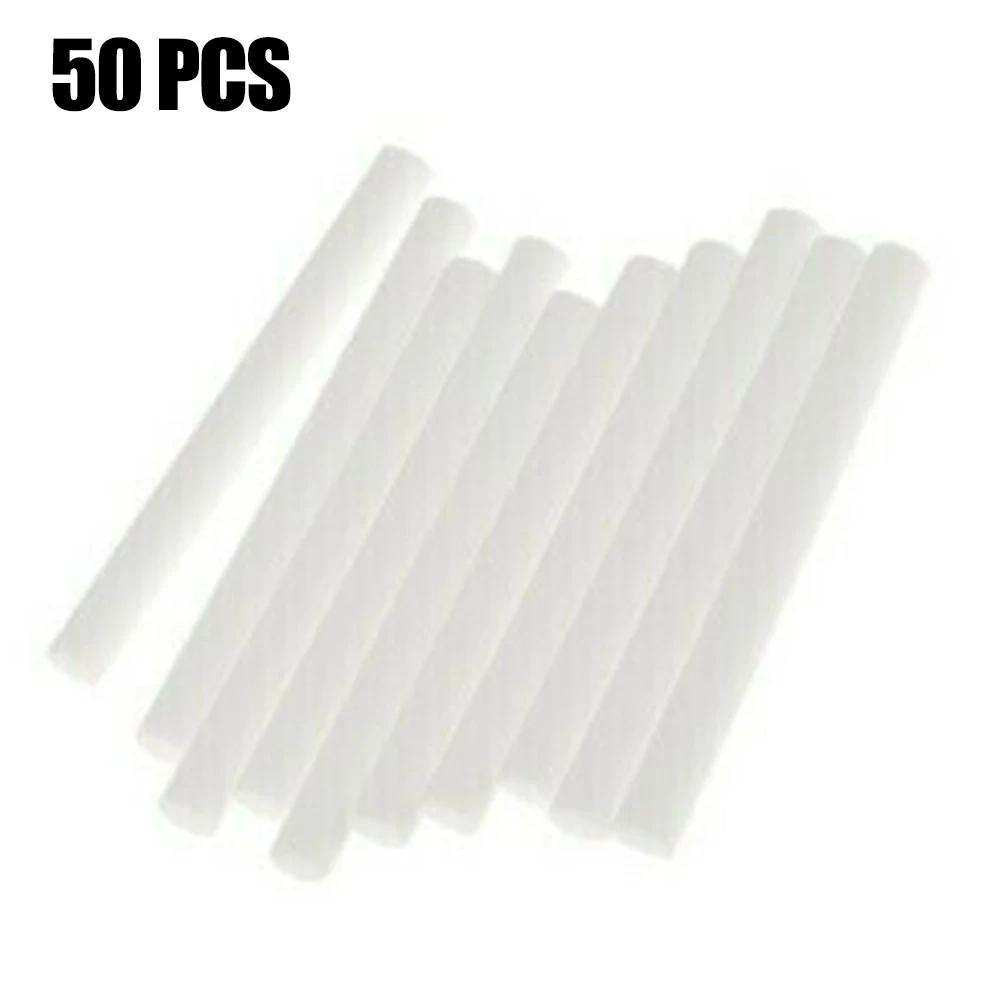 50 Humidifier Cotton Sponge Refills For Car Diffusers Made With High Porosity And Designed For Efficient Water Absorption