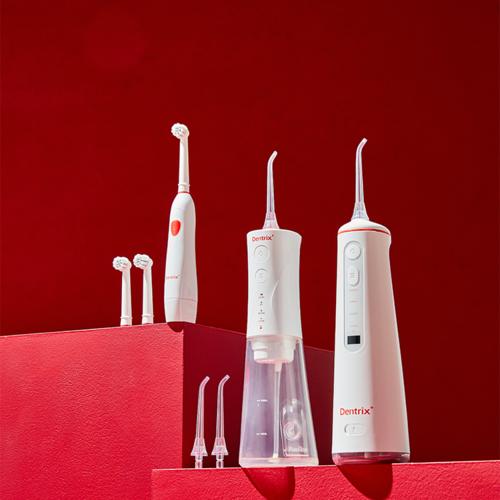 Dentrix Sonic Pulse Massage Shot Oral Irrigator (Gum Care for Middle-aged/Elderly / Water Floss)